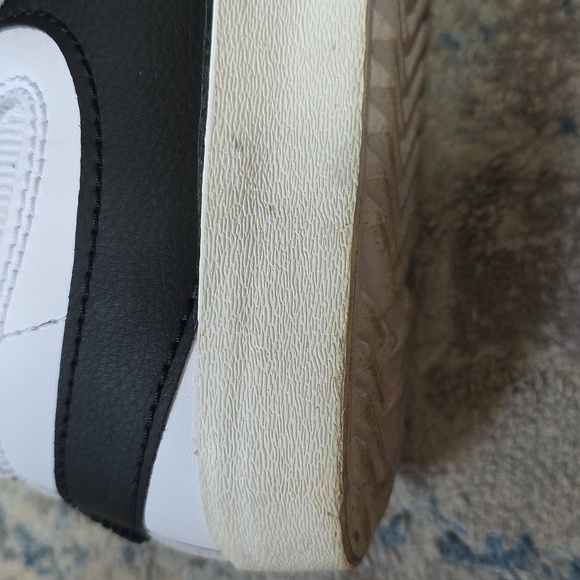 Nike Blazer Mid '77 Jumbo Swoosh White Black DD3111-100 Size 8 - Picture 9 of 10